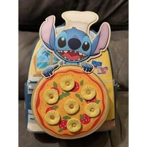 Hard Tag Loungefly Disney Stitch Chef Mini Backpack-